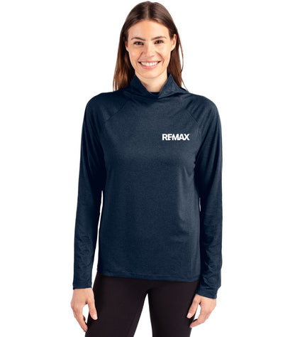 Brand Refresh Cutter & Buck Coastline Epic Comfort Eco Recycled Womens Funnel Neck