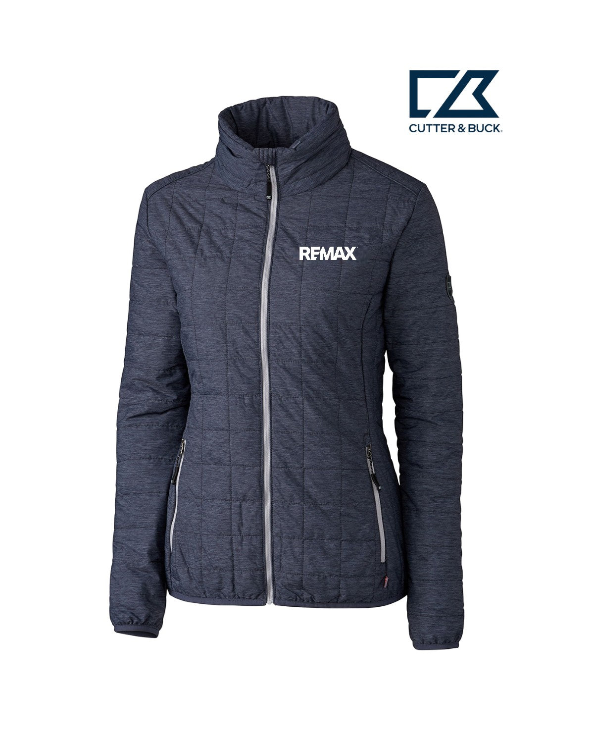 Brand Refresh Cutter & Buck Rainier Primaloft® Womens Eco Insulated Full Zip Puffer Jacket