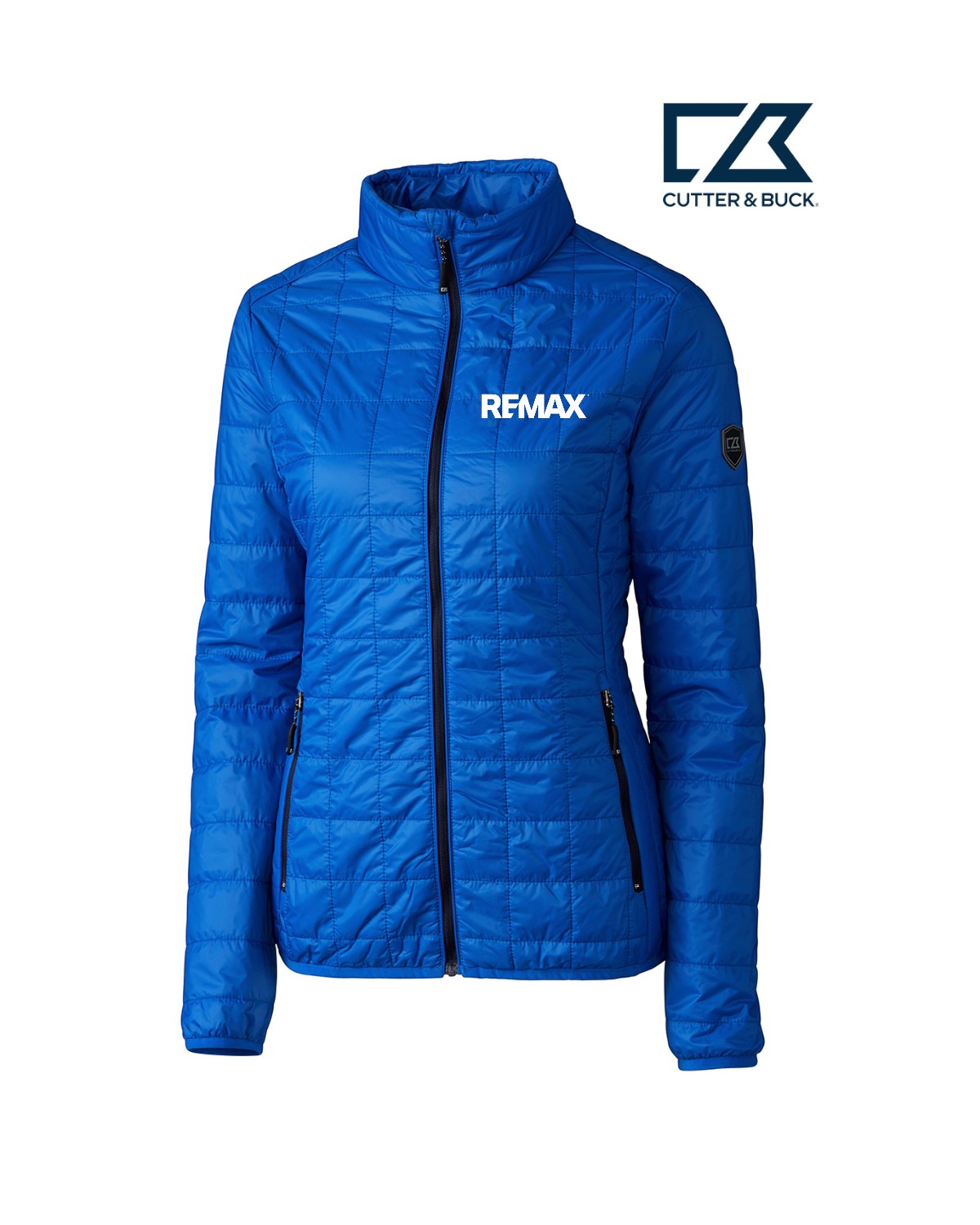 Brand Refresh Cutter & Buck Rainier Primaloft® Womens Eco Insulated Full Zip Puffer Jacket