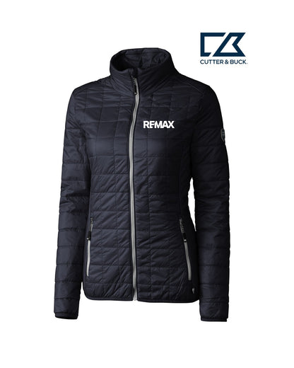 Brand Refresh Cutter & Buck Rainier Primaloft® Womens Eco Insulated Full Zip Puffer Jacket