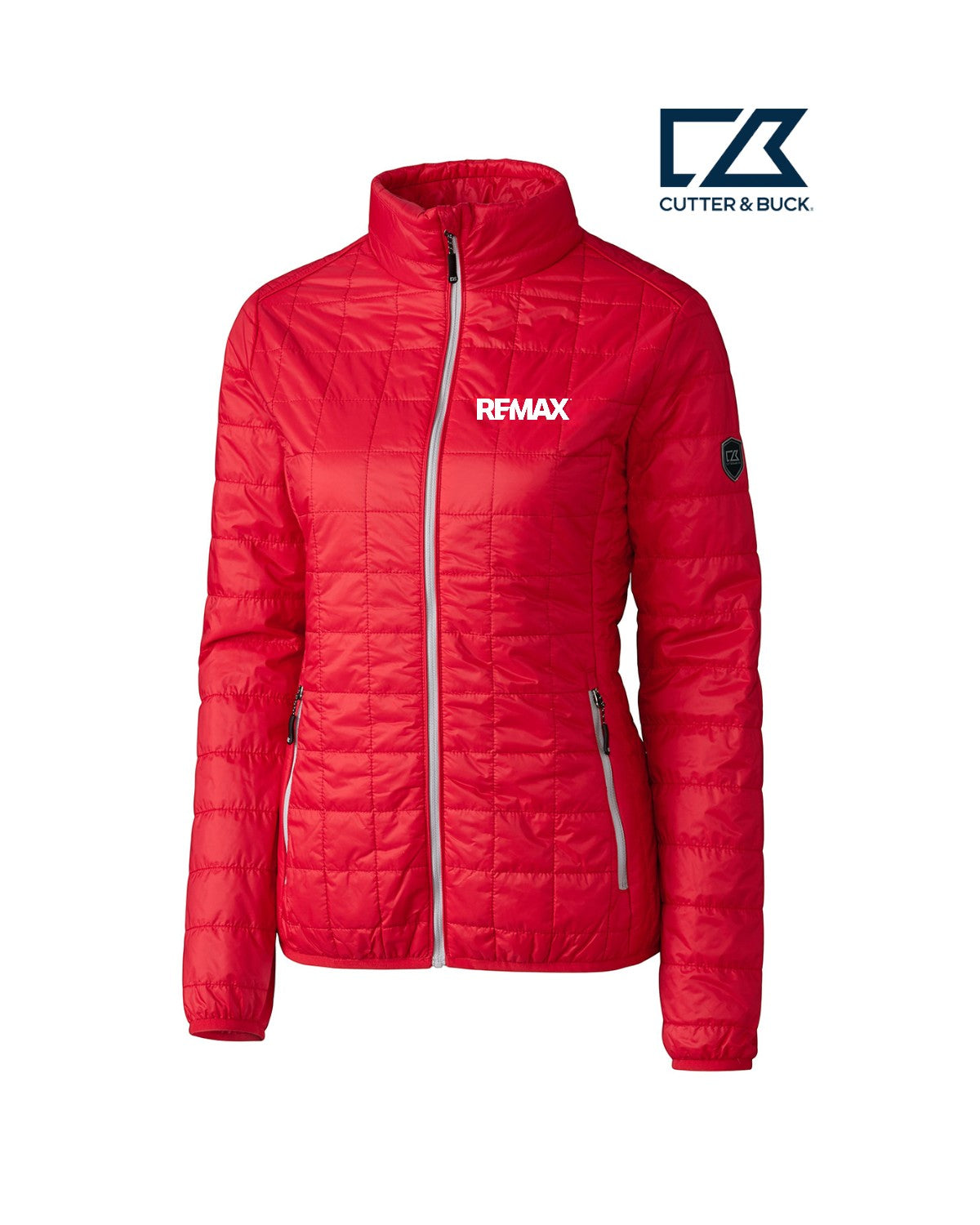 Brand Refresh Cutter & Buck Rainier Primaloft® Womens Eco Insulated Full Zip Puffer Jacket