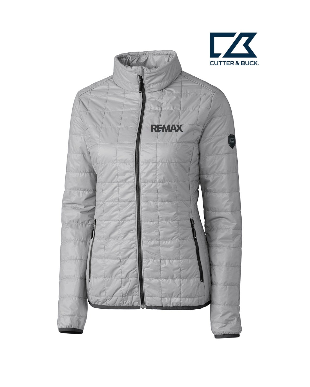 Brand Refresh Cutter & Buck Rainier Primaloft® Womens Eco Insulated Full Zip Puffer Jacket