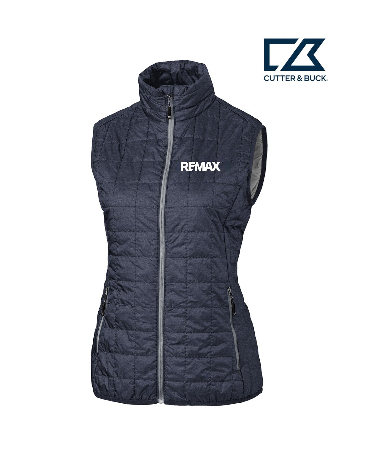 Brand Refresh Cutter & Buck Rainier Primaloft® Womens Eco Insulated Full Zip Puffer Vest
