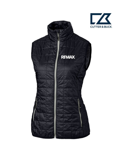 Brand Refresh Cutter & Buck Rainier Primaloft® Womens Eco Insulated Full Zip Puffer Vest