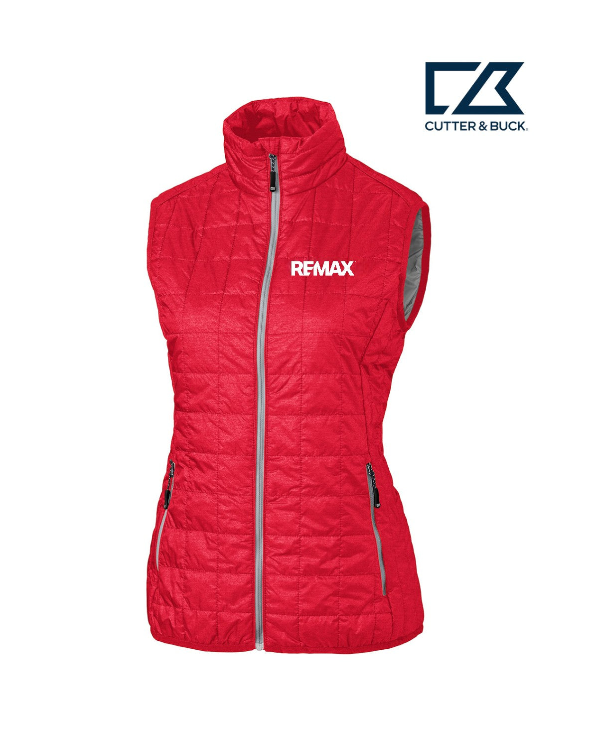 Brand Refresh Cutter & Buck Rainier Primaloft® Womens Eco Insulated Full Zip Puffer Vest