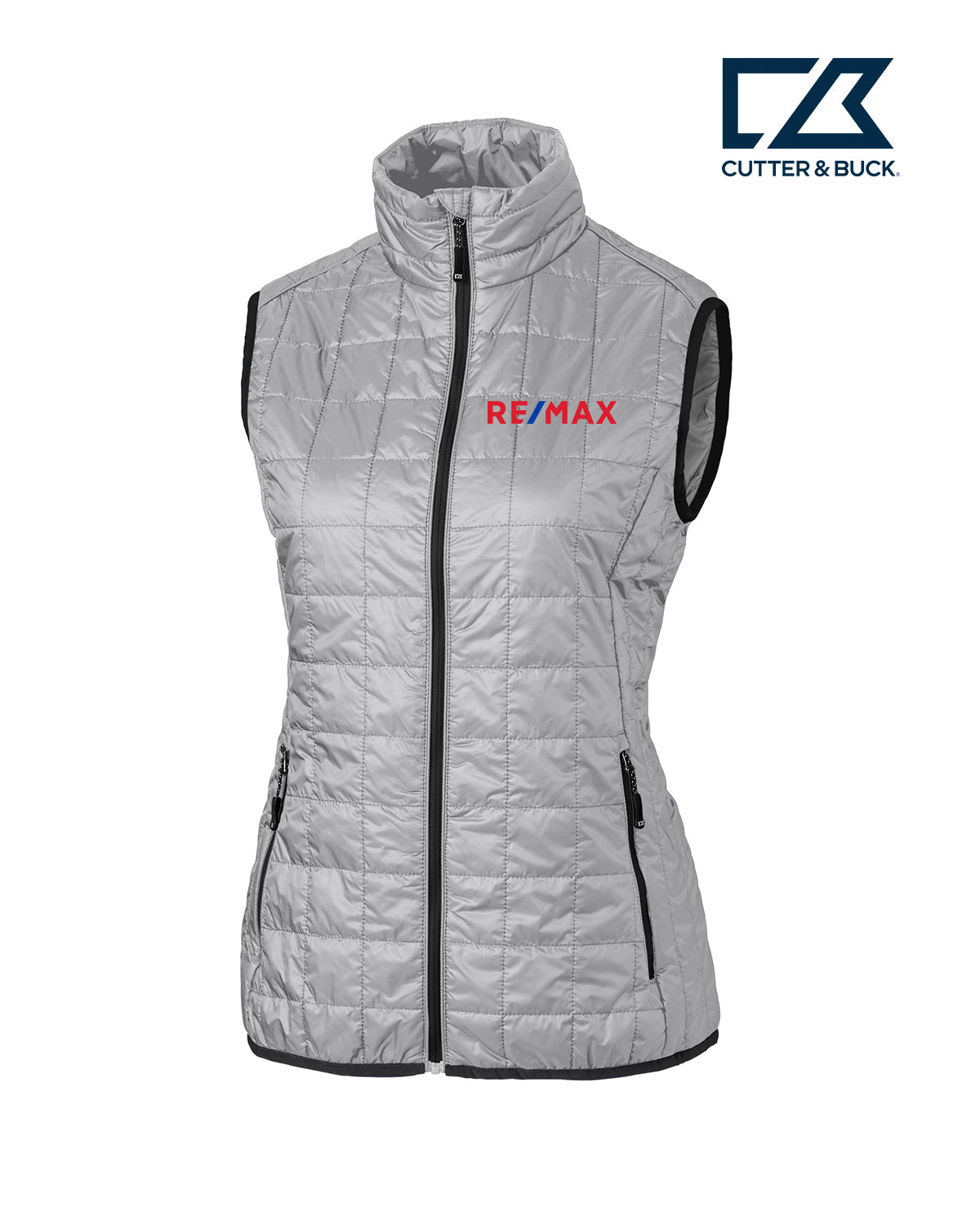 Cutter & Buck Rainier PrimaLoft® Womens Eco Insulated Full Zip Puffer Vest