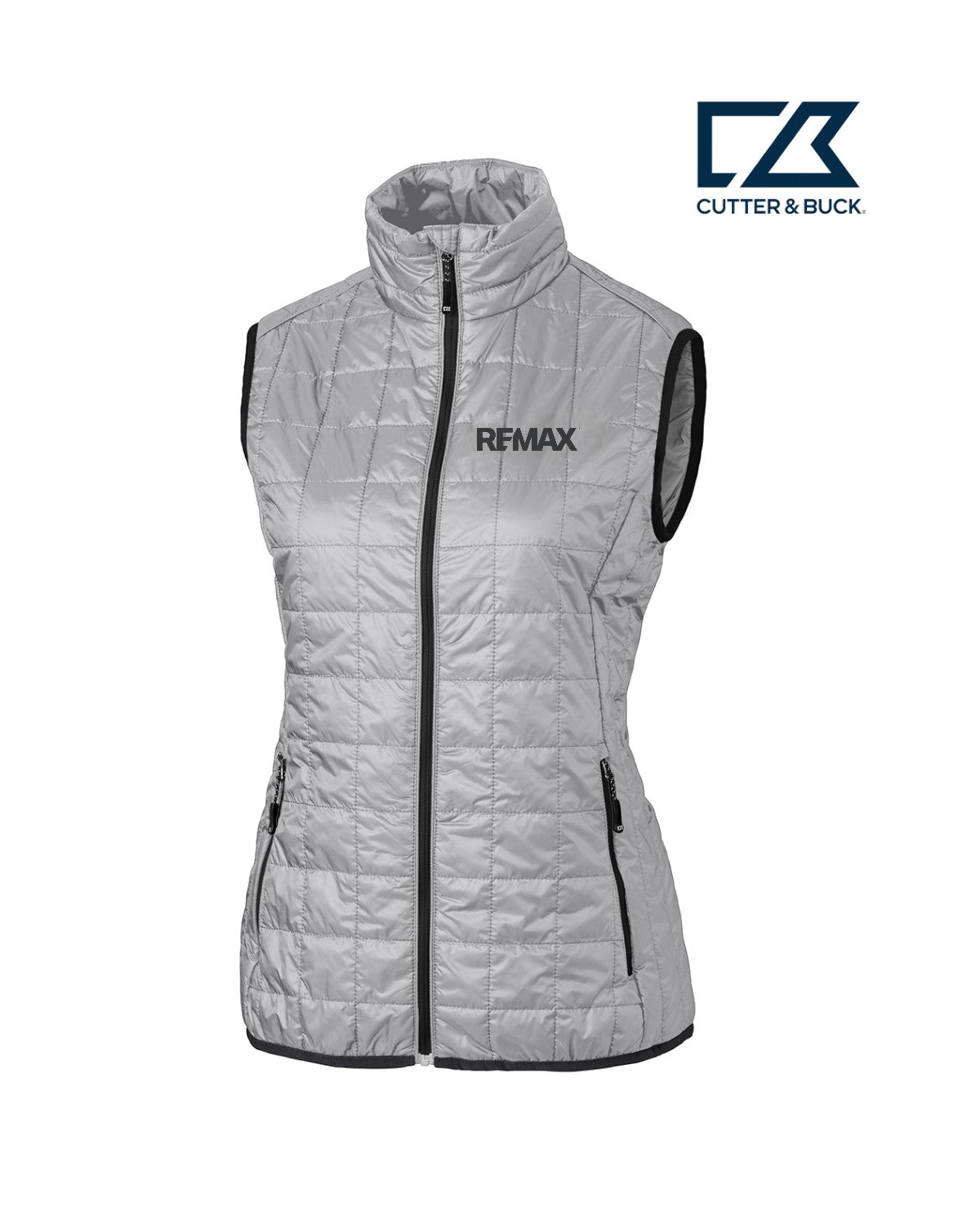 Brand Refresh Cutter & Buck Rainier Primaloft® Womens Eco Insulated Full Zip Puffer Vest