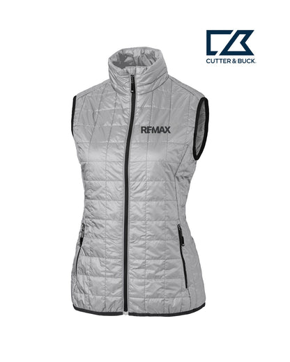 Brand Refresh Cutter & Buck Rainier Primaloft® Womens Eco Insulated Full Zip Puffer Vest