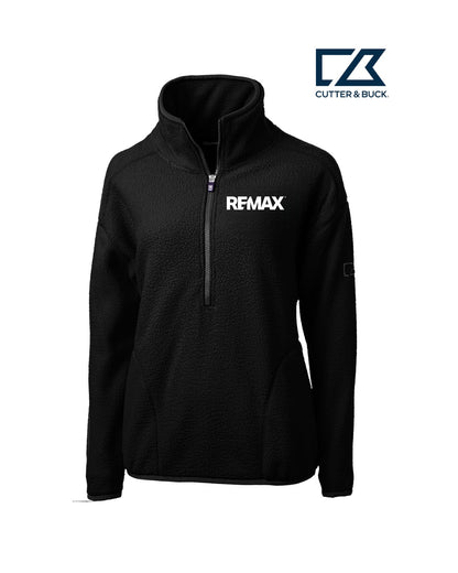 Brand Refresh Cutter & Buck Cascade Eco Sherpa Womens Fleece Pullover Jacket