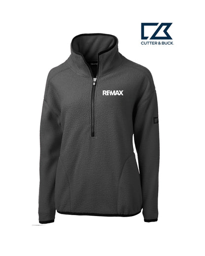 Brand Refresh Cutter & Buck Cascade Eco Sherpa Womens Fleece Pullover Jacket