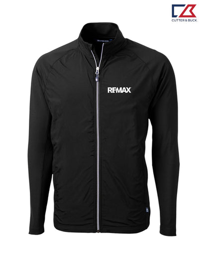 Black jacket with REMAX logo on a white background