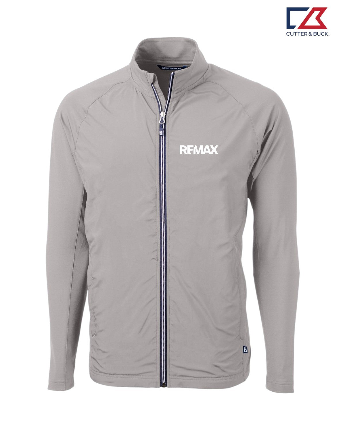 Brand Refresh Cutter & Buck Adapt Eco Knit Hybrid Recycled Mens Full Zip Jacket - Embroidered