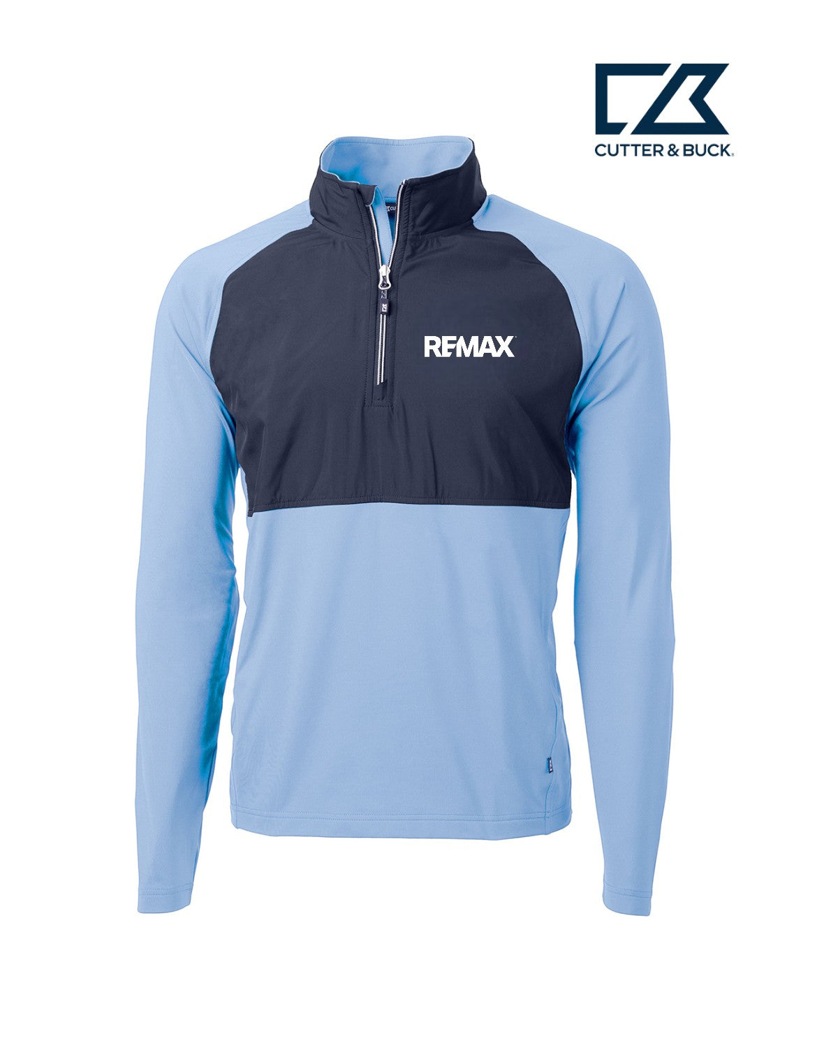 Brand Refresh Cutter & Buck Adapt Eco Knit Hybrid Recycled Mens Quarter Zip