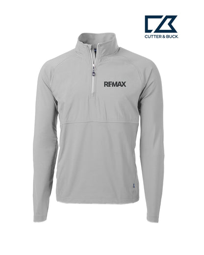 Brand Refresh Cutter & Buck Adapt Eco Knit Hybrid Recycled Mens Quarter Zip