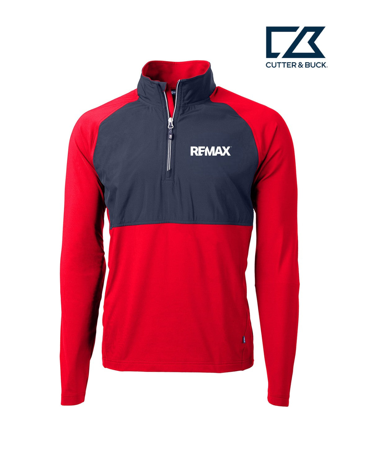 Brand Refresh Cutter & Buck Adapt Eco Knit Hybrid Recycled Mens Quarter Zip