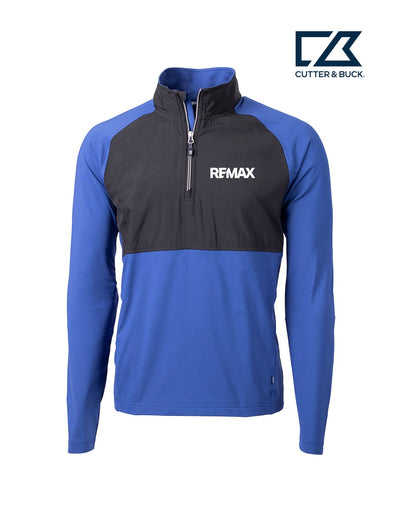 Brand Refresh Cutter & Buck Adapt Eco Knit Hybrid Recycled Mens Quarter Zip