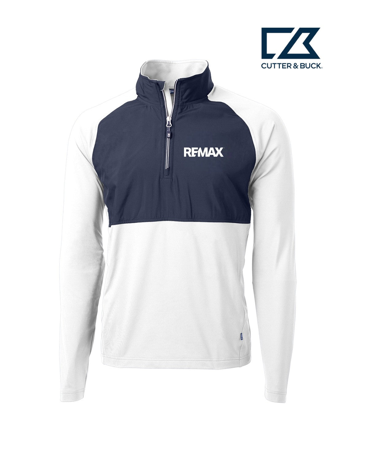 Brand Refresh Cutter & Buck Adapt Eco Knit Hybrid Recycled Mens Quarter Zip