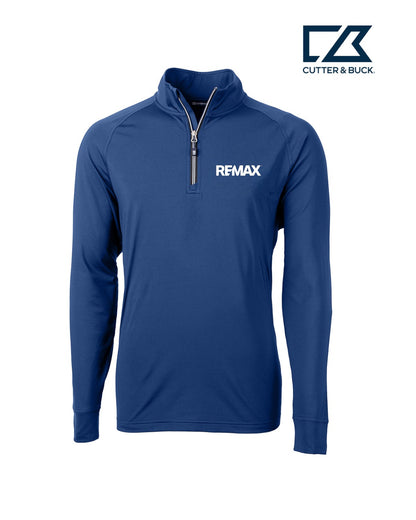 Brand Refresh Cutter & Buck Adapt Eco Knit Stretch Recycled Mens Quarter Zip Pullover