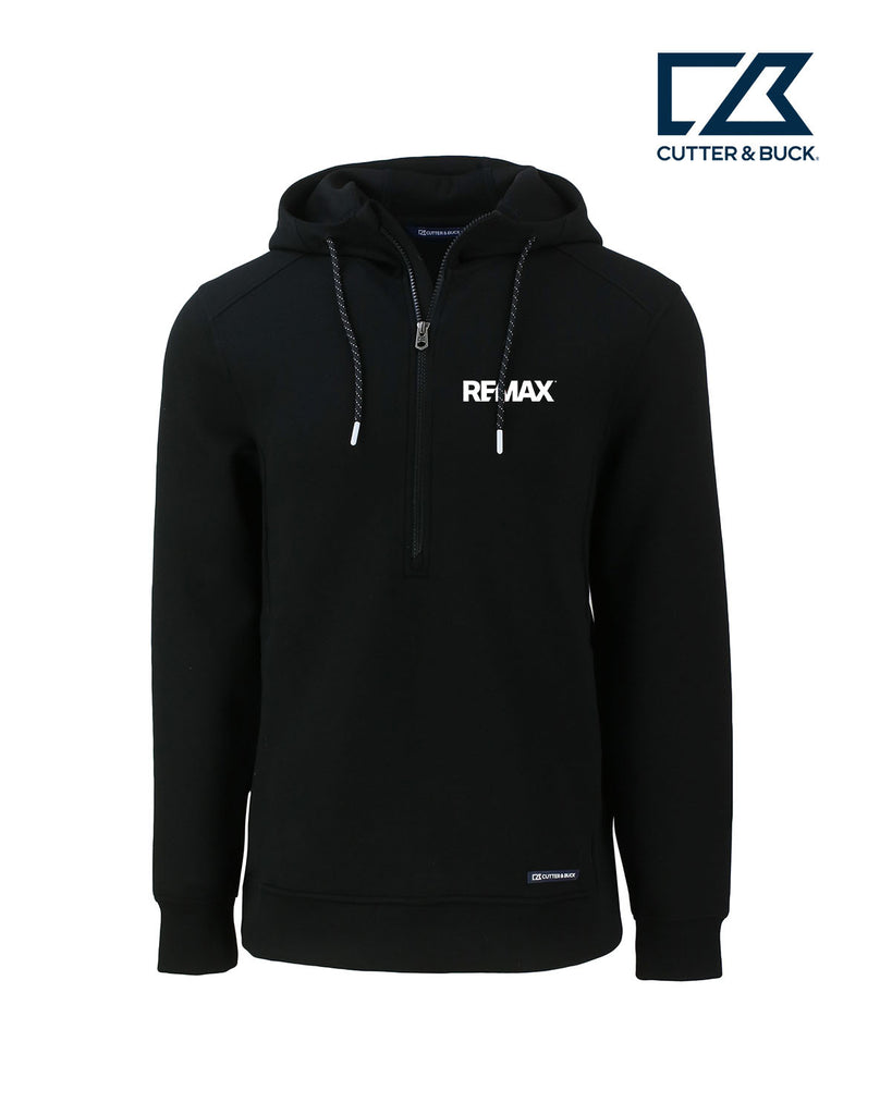 Brand Refresh Cutter & Buck Roam Eco Half Zip Recycled Mens Pullover Hoodie
