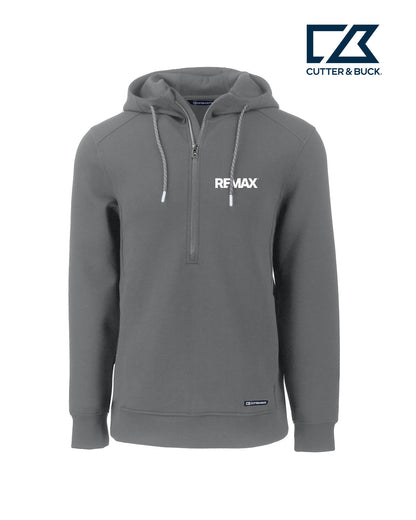Brand Refresh Cutter & Buck Roam Eco Half Zip Recycled Mens Pullover Hoodie