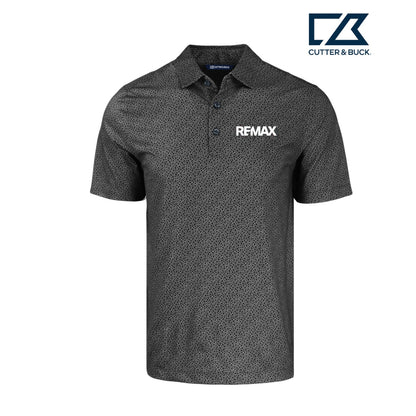 Brand Refresh Cutter & Buck Pike Eco Pebble Print Stretch Recycled Mens Polo