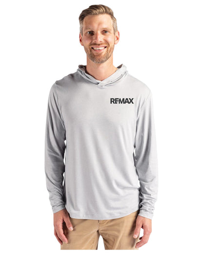 Brand Refresh Cutter & Buck Coastline Epic Comfort Eco Recycled Mens Hooded Shirt