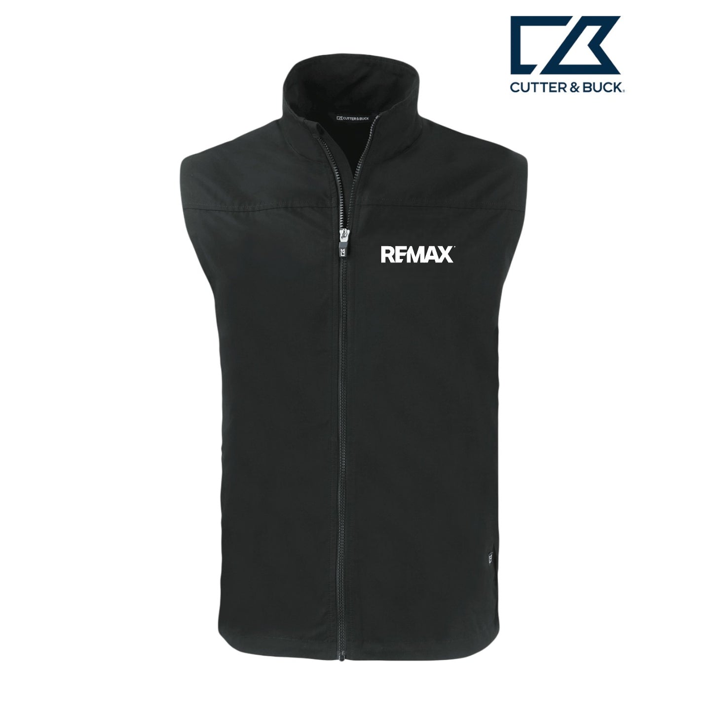 Brand Refresh Cutter & Buck Charter Eco Recycled Mens Full-Zip Vest