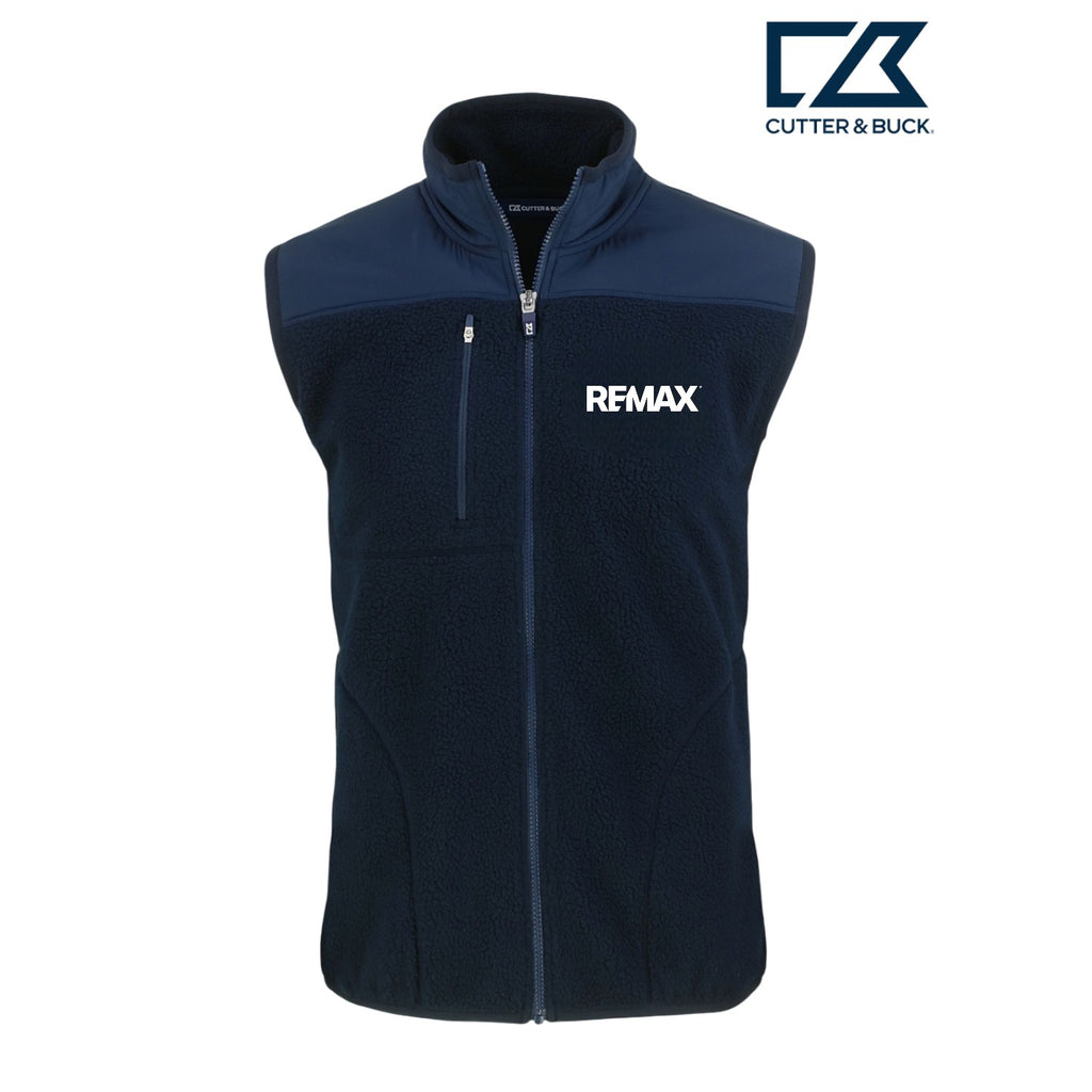 Brand Refresh Cutter & Buck Cascade Eco Sherpa Fleece Mens Vest