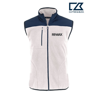 Brand Refresh Cutter & Buck Cascade Eco Sherpa Fleece Mens Vest