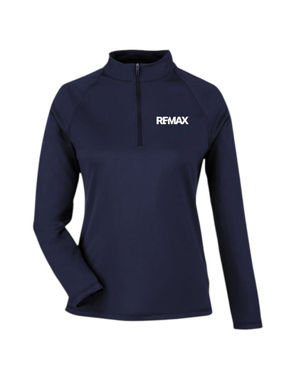 Brand Refresh Ladies' Revive Coolcore Quarter-Zip - Print