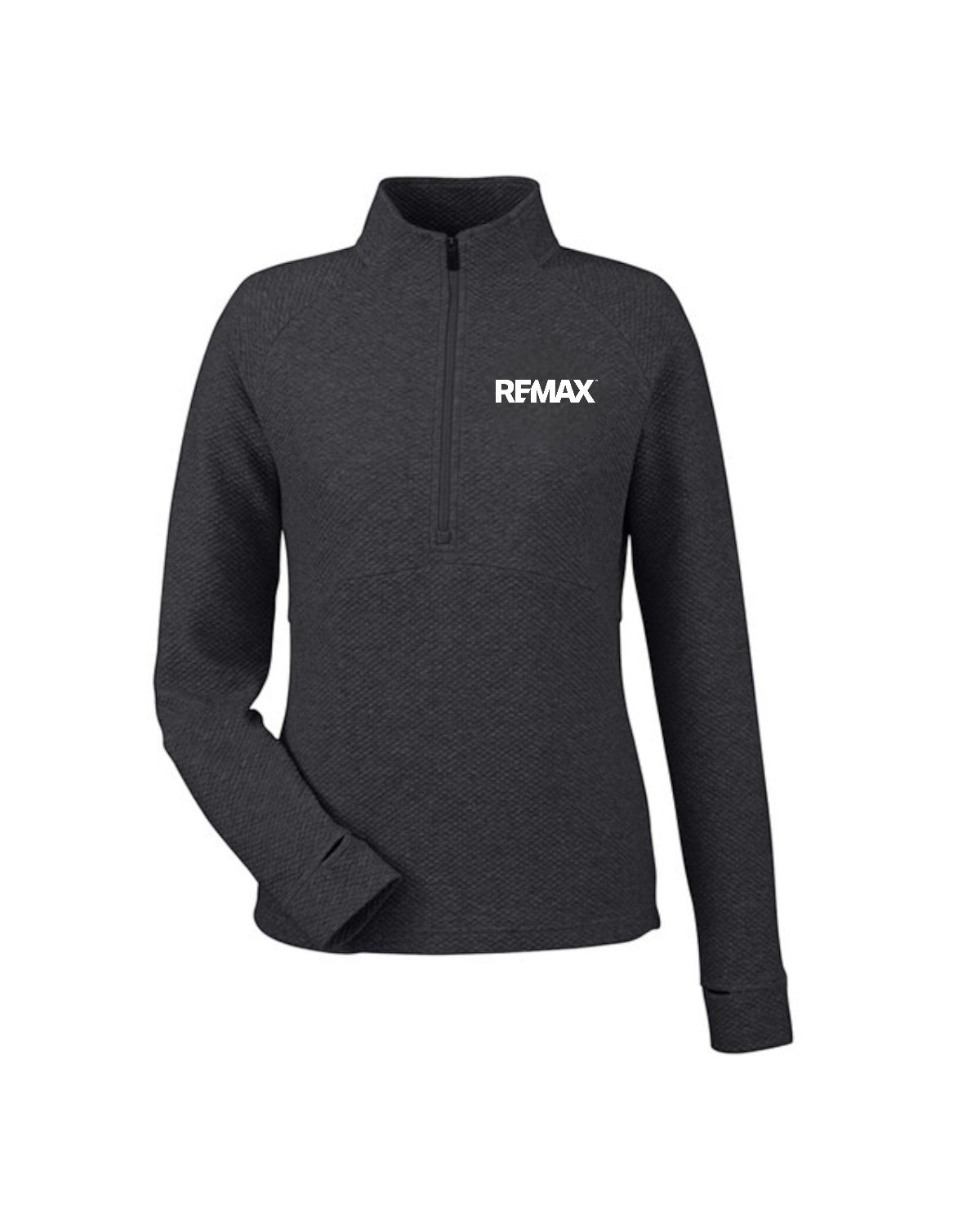 Brand Refresh Ladies' Spirit Textured Quarter-Zip - Embroidered