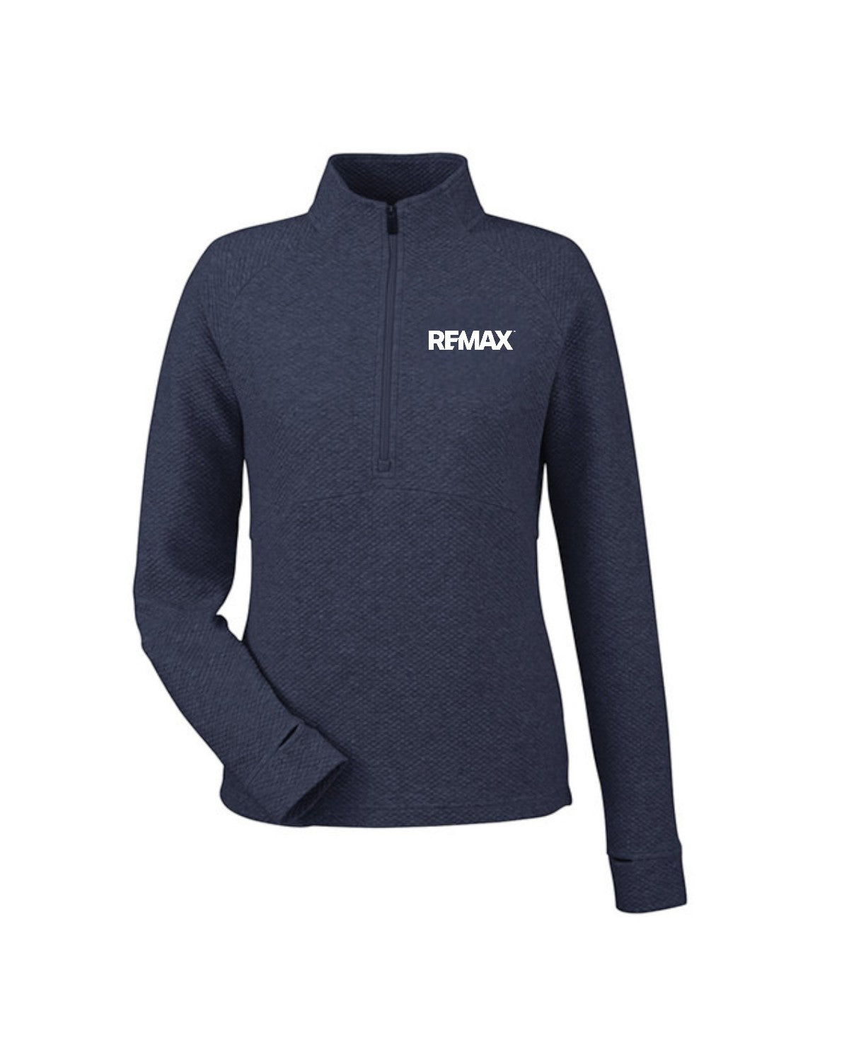 Brand Refresh Ladies' Spirit Textured Quarter-Zip - Embroidered