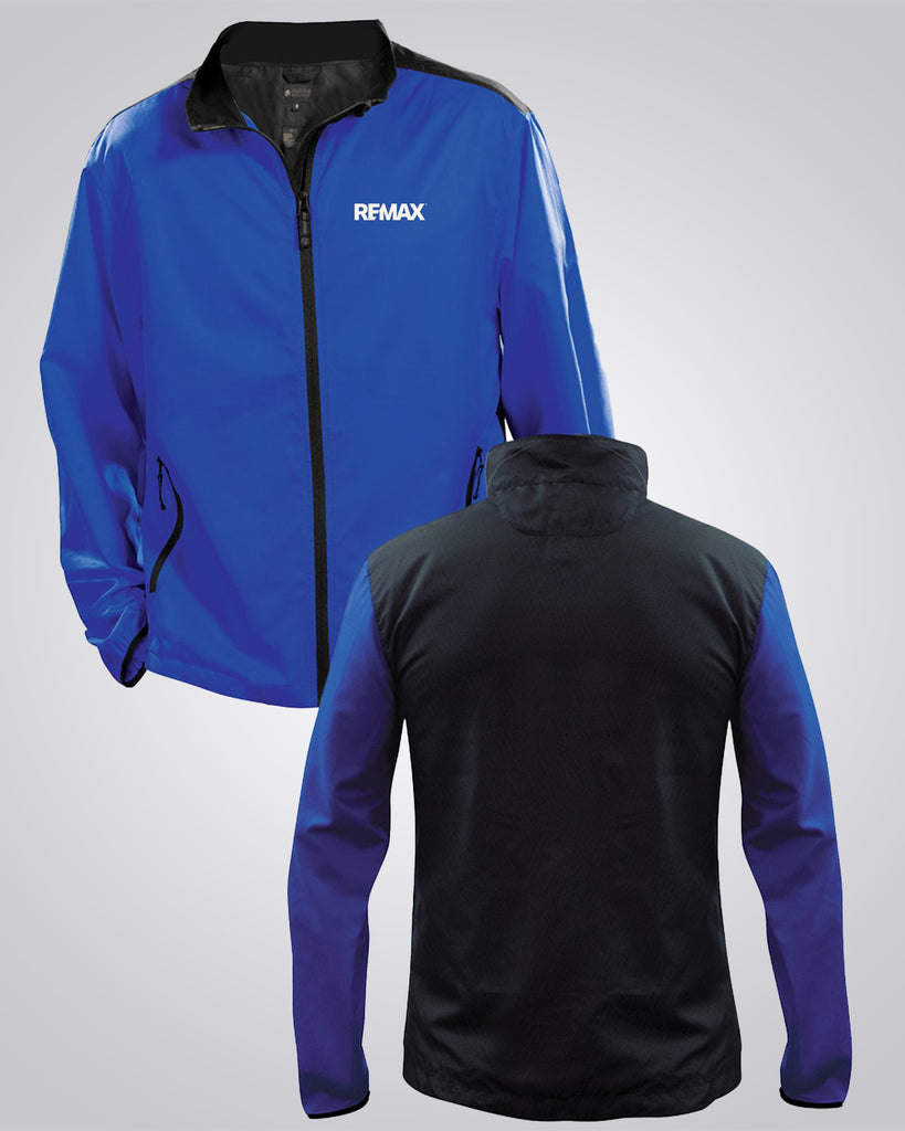 Men's Lightweight Color Block Jacket (Blue) - REMAX Brand Refresh