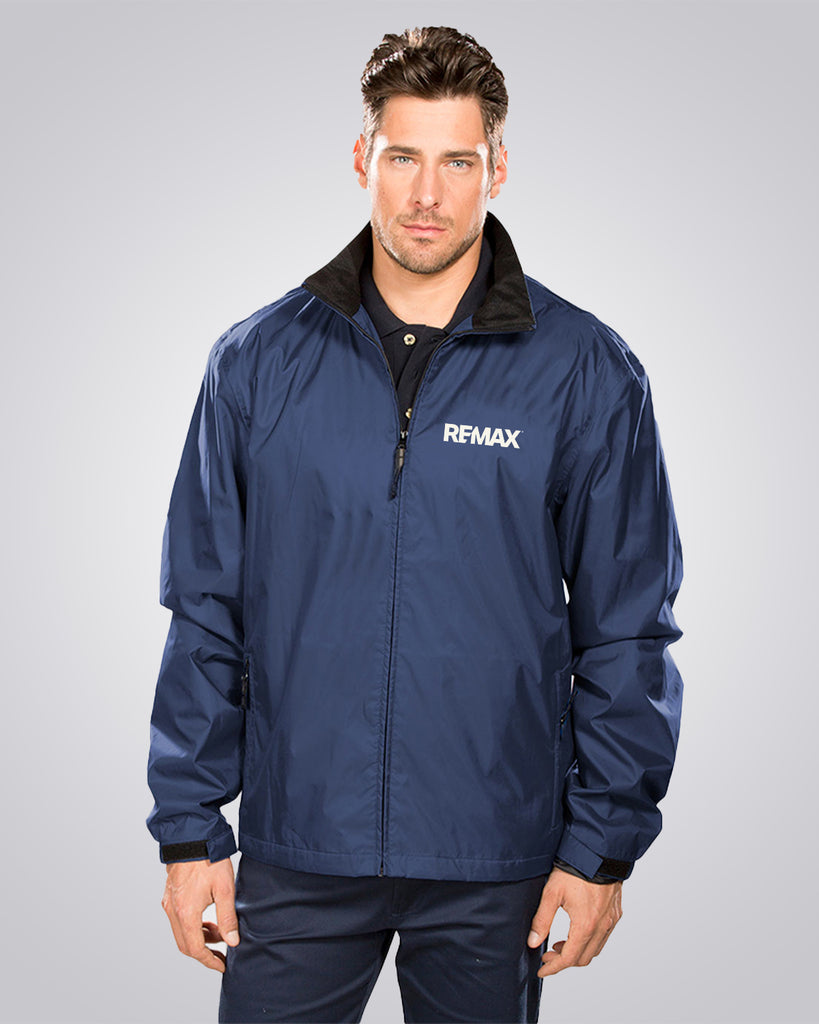Men's Lightweight Performance Spring Jacket (Navy) - REMAX Brand Refresh