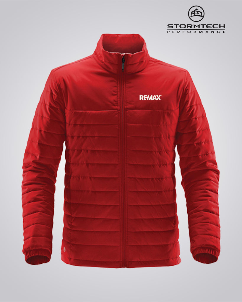 Men's Nautilus Quilted Jacket (Bright Red) - REMAX Brand Refresh