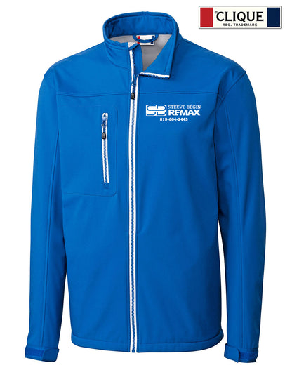 Brand Refresh Clique Men's Telemark Softshell Jacket  - Personalized