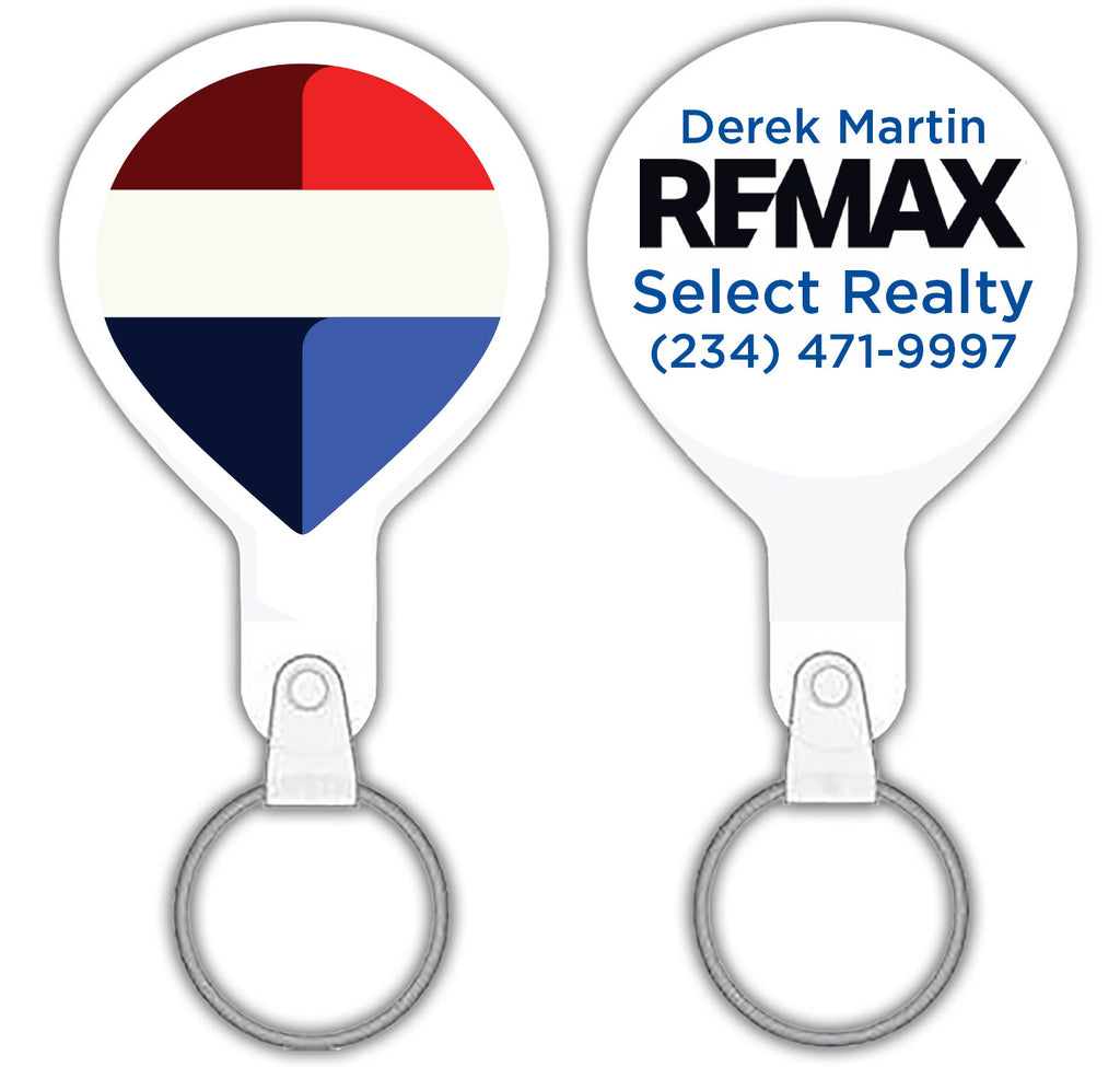 Rubber Balloon Keychain - Personalized - Brand Refresh