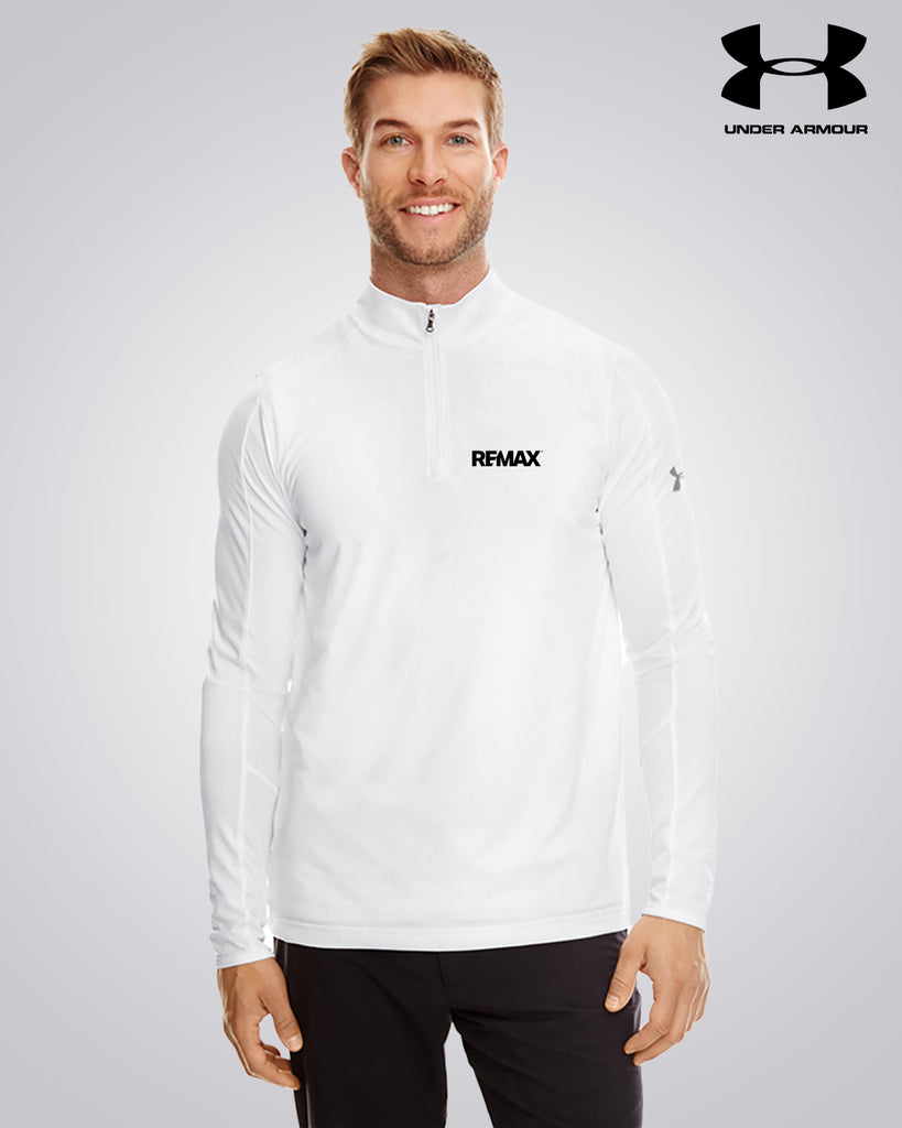 Men's Under Armour Tech Quarter-Zip (White) - REMAX Brand Refresh