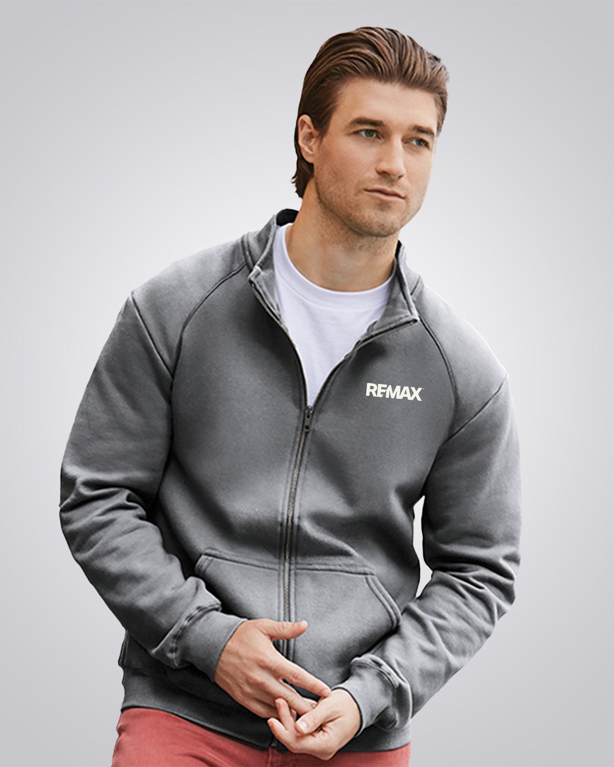 Premium Cotton Ring Spun Fleece Full Zip - REMAX Brand Refresh