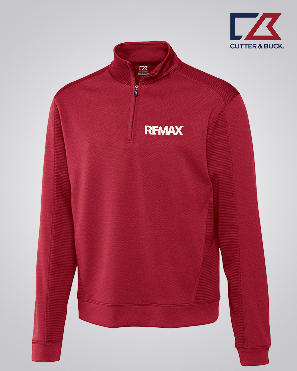 Cutter & Buck Men's Cb Drytec Edge Half Zip - REMAX Brand Refresh