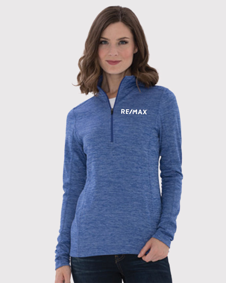 Dynamic Heather Fleece 1/2 Zip Ladies' Sweatshirt