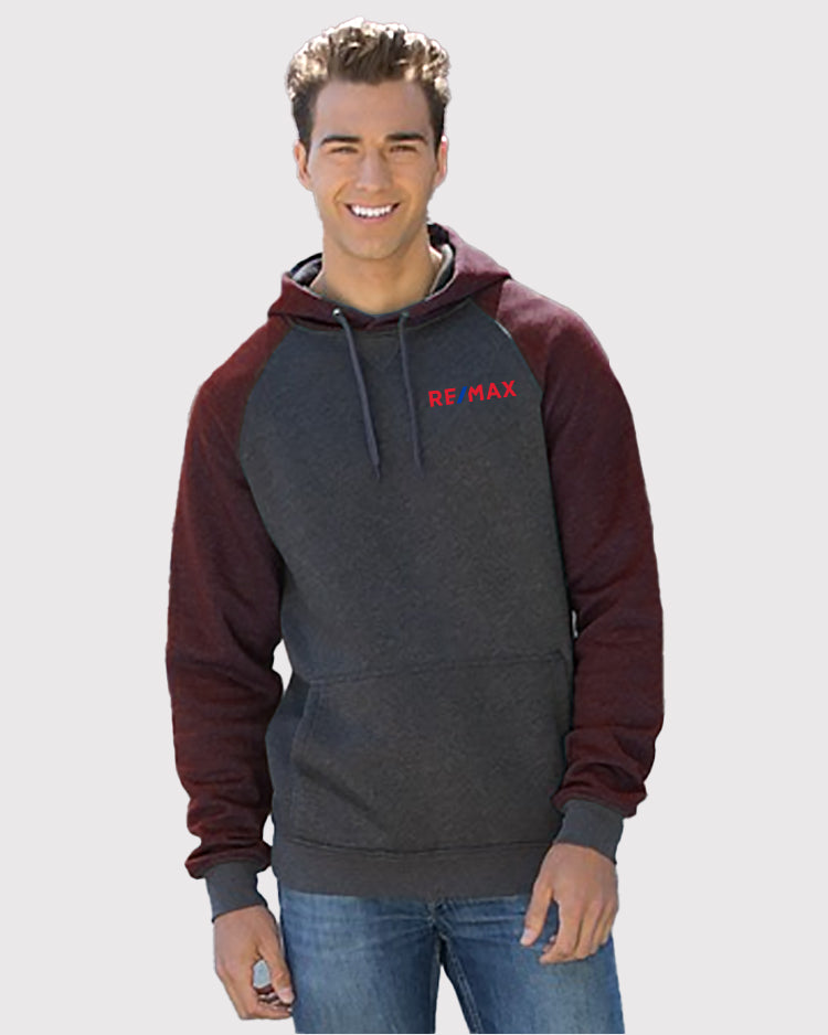 Men's Vintage Two Tone Hooded Sweatshirt