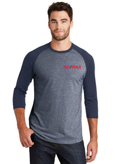 New Era® Heritage Blend 3/4-Sleeve Baseball Raglan Tee