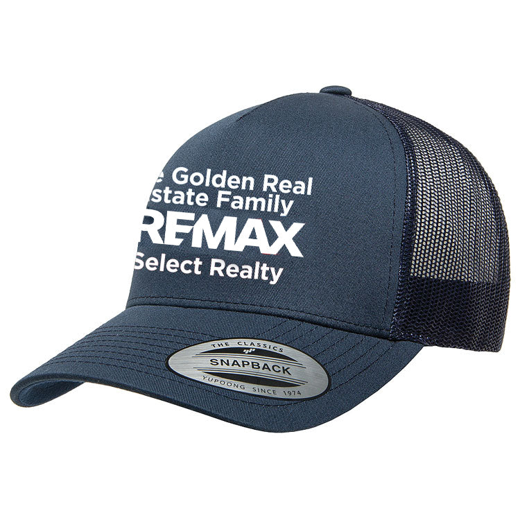Brand Refresh Five Panel Retro Vintage Trucker Cap - Personalized