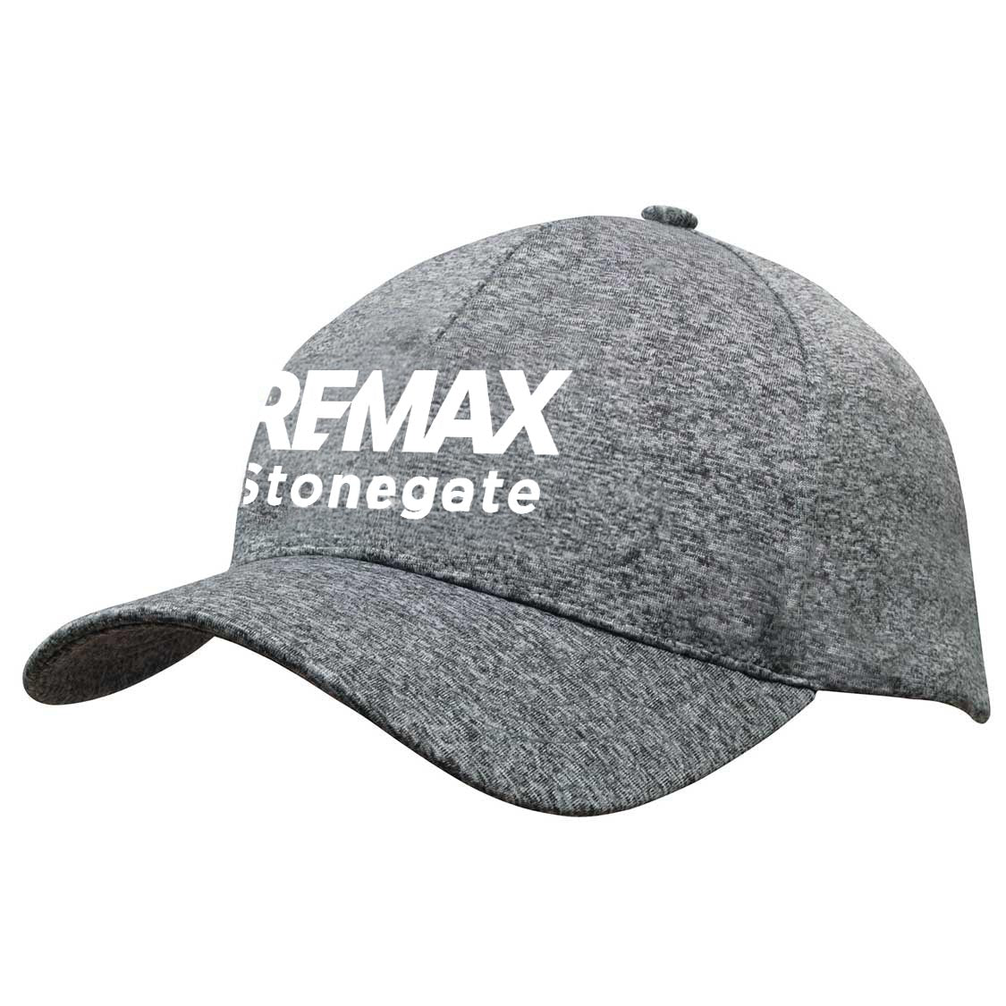 Gray cap with 'REMAX Stonegate' text on a white background