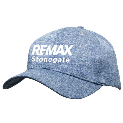 Blue cap with 'REMAX Stonegate' text on a white background