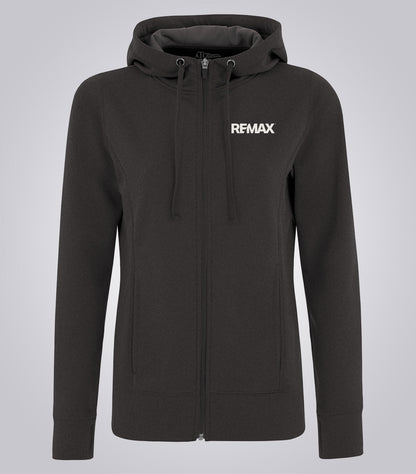 Game Day™ Fleece Full Zip Hooded Ladies' Sweatshirt - Brand Refresh - One Color Logo - Embroidered