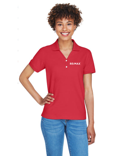 Ladies' Pima Piqué Short-Sleeve Y-Collar Polo