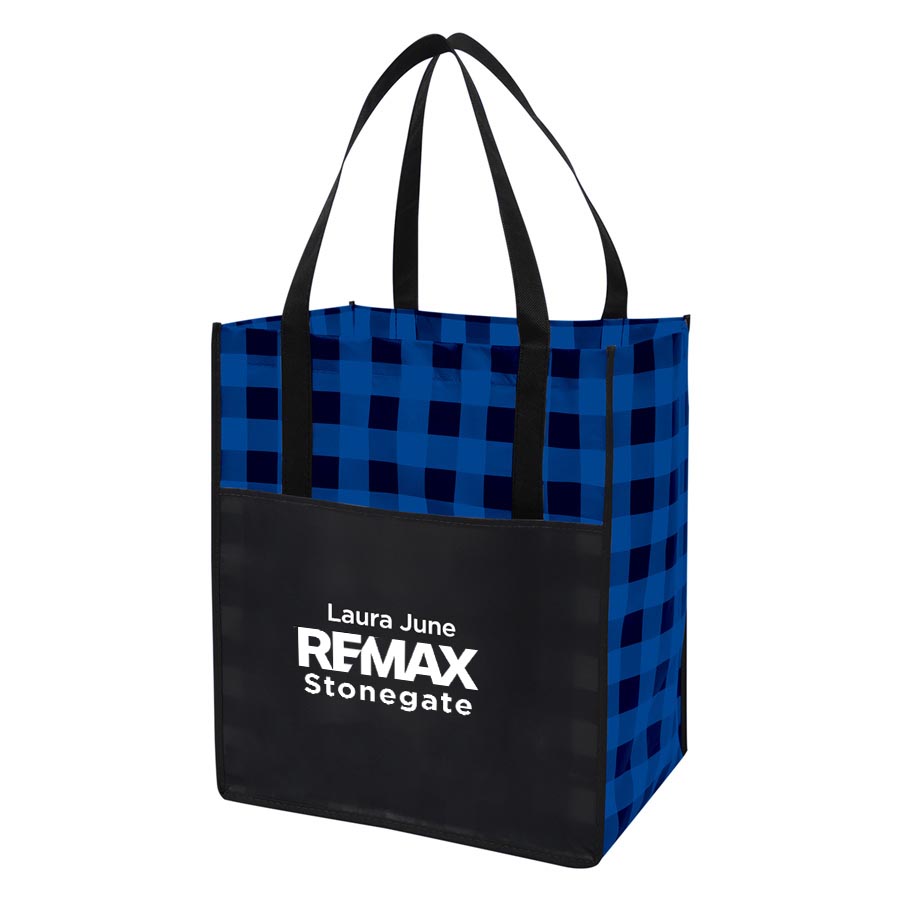 Northwoods Laminated Non-Woven Tote Bag - Custom Branded