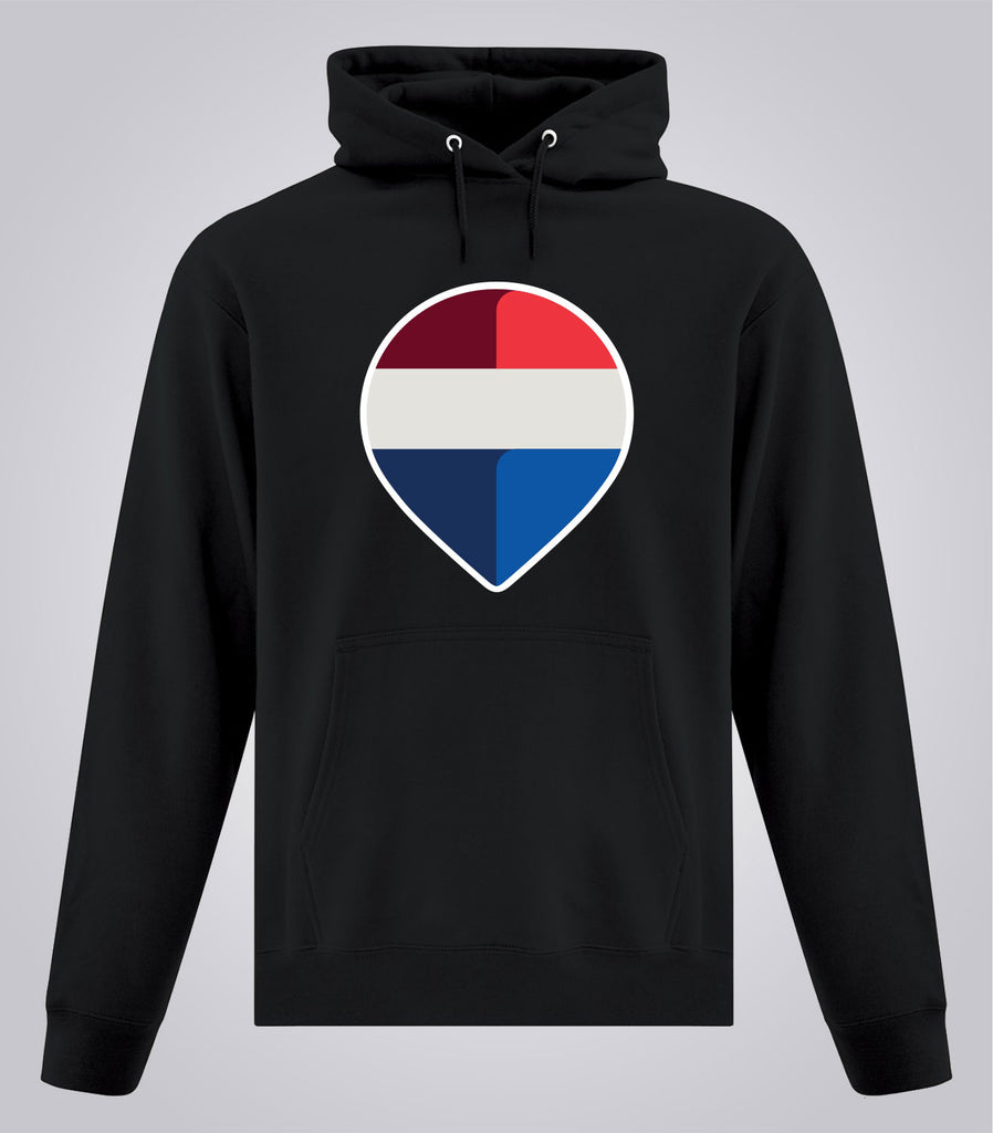 Unisex Everyday Fleece Hooded Sweatshirt - Brand Refresh - Full Color Logo - Print